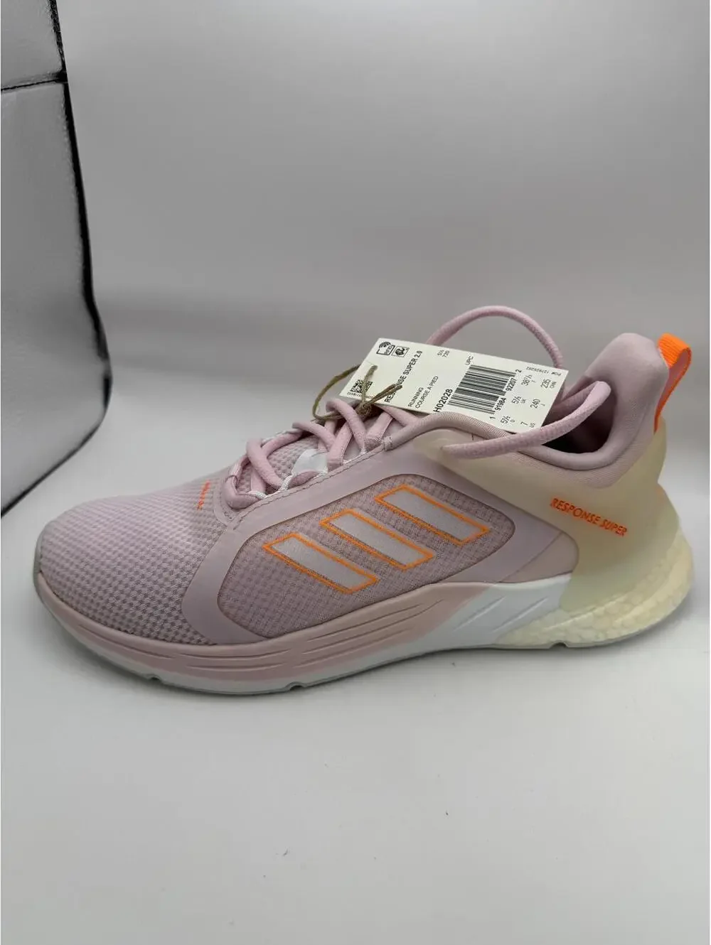 Adidas Response Super Athletic Shoes - Pink and Orange Size 7
